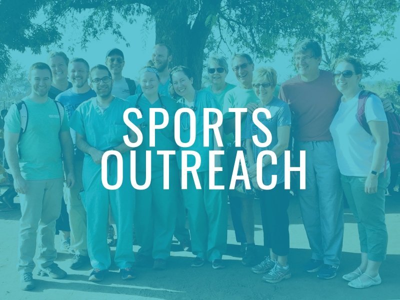 We partner with Sports Outreach to reach those in Uganda. 